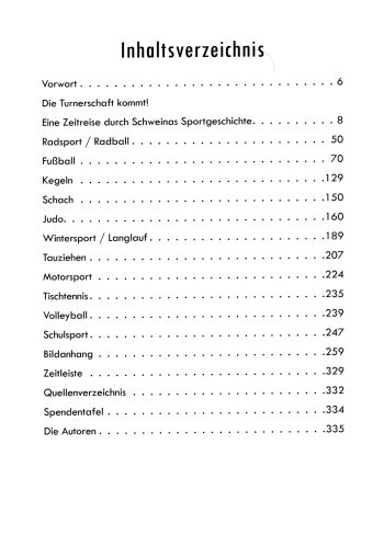 Sportbuch Inhalt